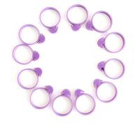 Zonfer 12pcs Icing Bag Ties, Resuable Pastry Bag Clips Silicone Cake Decorating Bag Clips for Cupcakes Cookies and Pastry