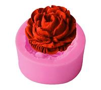 Zonfer 1pc Rose Flower Silicone Tray Cake Tools for Cake Bread Pudding Chocolate Muffin 3d Ice Cube Handmade Molds