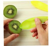 Zonfer 3pcs Kiwi Plastic Spoon Fruit Knife Slicer Peeler Cutter Kitchen Accessories (random Color)