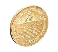 Zonfer Fancy Mayan Commemorative Coin Gold Plated Bitcoin Collection Coinstourism Art Collection Art