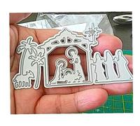 Zonfer Holy Nativity Scene Metal Cutting Scrapbooking Craft Die Cuts Create Emboss Paper Art Thin Card Make Stencil