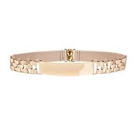 Zonfer Women Elastic Mirror Metal Waist Belt Metallic Waistband for Ladies Plate Wide Belts Beige