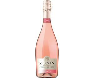ZONIN Leone Prosecco Rosé DOC SP EXD - Italian Sparkling Rosé Wine from Gambellara, North Italy - Rosato made from 85% Glera & 15% Pinot Nero Grapes - 75cl / 750ml, 11% ABV