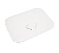 Zonizforceal 270x375mm ABS Yacht Deck Lid, Boat Observation Window Accessory, White Marine Hatch Cover with Waterproof Corrosion Resistant Design for Sailboat and Yacht Deck
