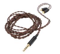 Zonizforceal 3.5mm to MMCX Earphone Cable, Woven Anti - Tangling Replacement Cable for SE535 UE900 TINHIFI T2 WESTONE ES10, Oxygen - Free Copper Core, 1.2m Length, Secure Pre - Moulded Ear