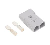 Zonizforceal 350A 600V Battery Quick Connector, Heavy - Duty Power Disconnect Plug, Silver - Plated Copper Terminals with Flame - Retardant PC Housing, for Electric Forklift Winch Trailer