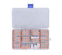 Zonizforceal 36 Pcs Quick Wire Connector Push - In Lever Splicing Terminal Block, Electrical Wiring Connector Kit with LT 211 & PCT 212 for 0.2-4.0 mm² Wires, Flame - Retardant PC Housing