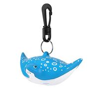 Zonizforceal Cute Cartoon Diving Regulator Mouthpiece Cover, Protective Scuba Diving Mouthpiece with Hook for BCD, Blue and White Plastic Accessory for Water Sports Enthusiasts