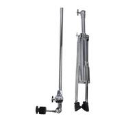 Zonizforceal Drum Cymbal Stand, Adjustable Cymbal Straight Stand, Multifunctional Iron Foldable Boom Cymbal Stand with Tripod for Practice and Live Performance, Height 23.2 to 47.2