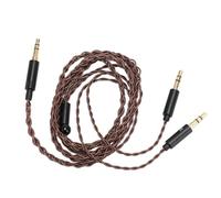 Zonizforceal Headphone Replacement Cable 3.5mm to Dual 3.5mm, OFC Core Upgrade Cable for T1 II T5, MDR Z7, Sundara, Arya, Ananda, He400se, Deva Pro - 3.9ft Woven, Free,