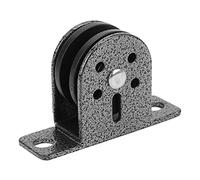 Zonizforceal High - Strength Fixed Solid Single Pulley Block, Stainless Steel Nylon Pulley for Home Fitness Cable Machine, 300kg Load Capacity DIY Pulley System for Wood Wall Metal
