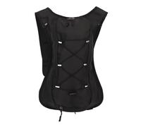 Zonizforceal Hydration Backpack Lightweight Packable Running Backpack for Outdoor Sports, Made of Durable Oxford Fabric with Reflective Strips and Helmet Mesh Pocket (Black)