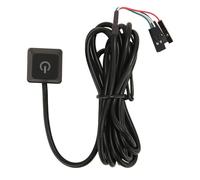 Zonizforceal PC Power Extension, External PC Power Switch, Flexible Power Supply Control Adapter Cable with LED Indicator, Plug and Play Computer Host for Gaming, Office, Internet (1.65M)