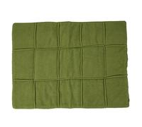 Zonizforceal Pet Square Grid Thicken Velvet Mat Pad, Small Dog Cat Comfortable Bedding, All Seasons Anti - Slip Pet Resting Mat with Non - Slip Bottom for Indoor Use (M)