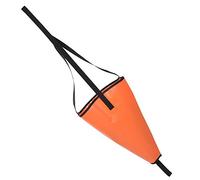 Zonizforceal PVC Drift Sock Sea, Heavy - Duty Sea Brake System with Reinforced Webbing, Bright Orange Floating Buoy for Canoe Kayak Fishing Boat Stabilization in Wind (Orange)