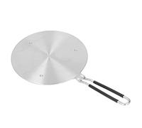 Zonizforceal Stainless Steel Heat Diffuser Plate for Induction Cooker, Even Heat Induction Adapter Plate with Long Handle, Compatible with Iron Pans, Cast Iron and Ceramic Cookware (20#)