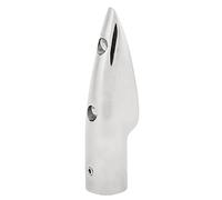 Zonizforceal Stainless Steel Rail End, Marine Boat Handrail Fitting, Resistant Rail End for Yacht Railing, Durable Pipe Base with Smooth Finish for Sailboats and Powerboats (30029)