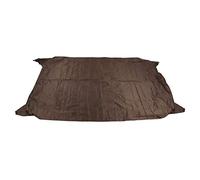 Zonizforceal Table Tennis Table Cover, Outdoor Cover for Pong Table, Silver Coated 210D Oxford Cloth Rain and Sun Protection Cover with Lock Design for Patio (Coffee)