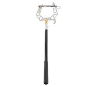 Zonizforceal U Type Mooring Rope Threader, Stainless Steel Dock Hook with Aluminum Alloy Boat Rope Guider, 30cm Marine Cable Wire Threader for Yachts Kayaks and Ship Parking (With Telescopic Rod)