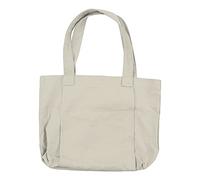 Zonizforceal Yoga Carryall Bag, Large Capacity Lightweight Foldable Yoga Mat Bag with Zippered Inner Pocket, Canvas Multi Purpose Carryall for Gym Outdoor Sports and Daily Use (Beige)