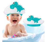 ZONJIE Baby Shower Cap, Shower Cap for Kids, Shampoo Shower Bath Cap Adjustable Hair Washing Shampoo Shield Baby Visor for Eyes and Ears Protector (Blue)