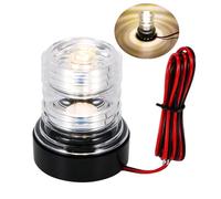 ZONJIE LED Navigation Light - Waterproof 12V Marine Boat Anchor Light Boat Signal Navigation Light with All Round 360° White Light Small Marine Navigation Light