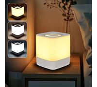 ZONJIE Night Light Baby Portable LED Touch Night Lamp Bedside Dimmable Nightlight USB Rechargeable Nursing Lamp with Memory Bedside Table Lamp for Bedroom Newborn Breastfeeding, Soft Eye Caring
