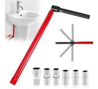 ZONJIE Tap Spanner - 8-14mm Faucet Wrench Kit, Adjustable Tap Spanner Set for Tight Space Bathroom Kitchen Sink Tap, Box Spanners for Taps, Multifunctional Plumber Tap Installation Tool