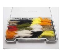 Zonker Trout Fishing Flies, 24 Per Box, Mixed Colours, Size 8/10, Fly Fishing NBX44
