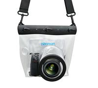 Zonman DSLR Camera Univeral Waterproof Underwater Housing Case Pouch Dry Bag for Canon Nikon Sony Pentax (Transparent)