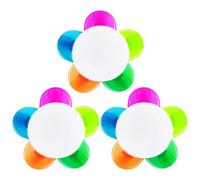 zonmaxmizky 3pcs 5-In-1petals Highlighters Assorted Colors Multi Color Highlighters Flower Shape Cute Highlighter for Office School Stationery Aesthetic Supplies