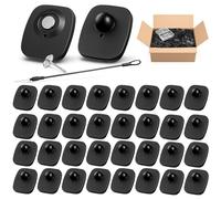 Zonon 1000 Pcs Clothing Security Tags 8.2 Mhz RF Retail Security Clothes Hard Tags with 1000 Pins and 100 Lanyards for Store Garment Shop Supermarket
