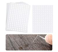 Zonon 1000 Pcs Double Sided Adhesive Dots Clear Glue Point Tape Stickers Balloon Glue Round No Traces Strong Adhesive Sticker Waterproof Dot Sticker for Craft DIY Art Office Supply (0.24 Inch/ 6 mm)