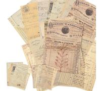 Zonon 114 Pieces 2 Sets Junk Journal Pages Vintage Pack Craft Paper Junk Journal Vintage Paper for Albums Planner Decorative Crafts Embellishment Supplies(Daily List)