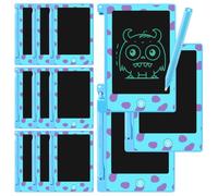 Zonon 12 Pcs Monster Mini LCD Writing Tablet Party Favors Bulk, 4.7 Inch Monster Scribble Pads Doodle Board Erasable Reusable Electronic Drawing Pads for Birthday Party Supplies