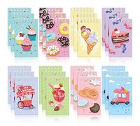 Zonon 24 Pack Cute Mini Notebooks for Kids Ice Cream Party Favors Pocket Notebook Mini Ice Cream Spiral Notepads Gifts Bulk for Birthday Party Favors Supplies School Teacher Classroom Gifts