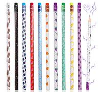 Zonon 30 Pieces Scented Pencils Welcome Back Graphite Pencil Cylinder Wood Pencils with Fruit Elements Party Reward Supplies for People, 7.5 Inch(Multiple Style)