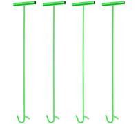 Zonon 4 31" Fifth Wheel Puller Solid Steel Dock Hook, W Hook, Green