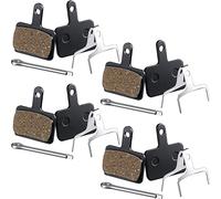Zonon 4 Pairs Bike Brake Pads Compatible with Trp Tektro Shimano Deore Br-m575 M525 M515 T615 T675 M505 M495 M486 M485 M475 M465 M447 M446 M445 M416 M415 M395(Resin Brake Pads)
