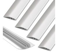 Zonon 4 Pcs Aluminum Floor Transition Strip, 36" x 1.7" Aluminum Floor Transition Strip for Tile Doorways Threshold Ramp Laminate Planks, Bridge The Height Between 0.2-0.6 Inch