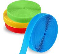 Zonon 4 Roll 100 Feet Carpet Marker Strips for Classroom Nylon Carpet Strip Tape Floor Spots Dots for School Teachers Supplies Classroom Decoration Back to School Office(Red, Green, Yellow, Blue)