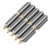 Zonon 5 Pack 4 Inch BBQ Smoker Bullet Weld on Bullet Hinge Carbon Steel Weldable Barrel Hinges Heavy Duty Weld on Hinge Detachable Gate Door Hinge for Swing Door Trailer Ramp