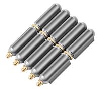 Zonon 5 Pcs 5 Inch BBQ Smoker Bullet Weld on Bullet Hinge Carbon Steel Weldable Hinges Heavy Duty Compatible with Swing Door Trailer Ramp