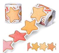 Zonon 65 Feet Bulletin Board Borders Colorful Bulletin Board Trim Border for Back to School Classroom Decor(Groovy Retro Star)