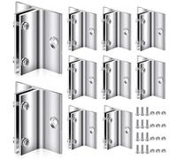 Zonon Aluminum Corridor Sign Holder, 2'' L X 1/8'' T, Silver, 10 Pack