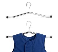 Zonon Lead Apron Hangers, Heavy Duty Stainless Steel Hanger for X-Ray Apron | 2 Pack Lead Apron Storage, Wide Shoulder Support, Anti Slip Design, Reusable for x Ray Department and Medical Facilities