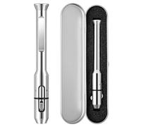 Zonon TIG Wire Feeder Pen Welding Rod Holder Feed Pencil Filler for 1/32"-1/8" (1.0-3.2 mm) Wires Smooth TIG Welding Tool Welder Accessories, with Metal Case for Storage, Silver