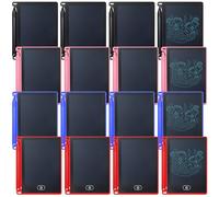 Zonon Writing Tablets for Kids LCD Mini Electronic Doodle Board Educational Learning Writing Pad Erasable Drawing Pad Reusable Back to School Preschool Art Party Favor, 4.72 x 3.54 Inches (16 Pieces)