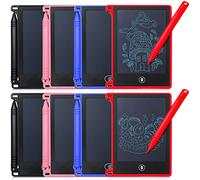 Zonon Writing Tablets for Kids LCD Mini Electronic Doodle Board Educational Learning Writing Pad Erasable Drawing Pad Reusable Back to School Preschool Art Party Favor, 4.72 x 3.54 Inches(8 Pieces)
