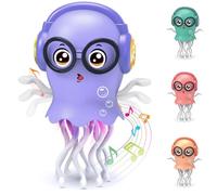 Zonopy Dancing Jellyfish Baby Toy, Crawling Jellyfish Tummy Time Toy for Girls 3-6 Boys 6-12, Magic Dancing Music Crawling Toys for 3 4 5 6 7 8 Year Old Children Birthday Gifts